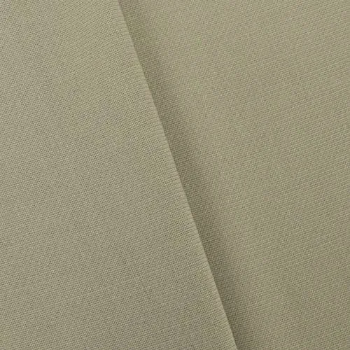 1 7/8 YD PC-Beige Tropical Wool Blend Semi-Opaque Basketweave Shirting Fabric