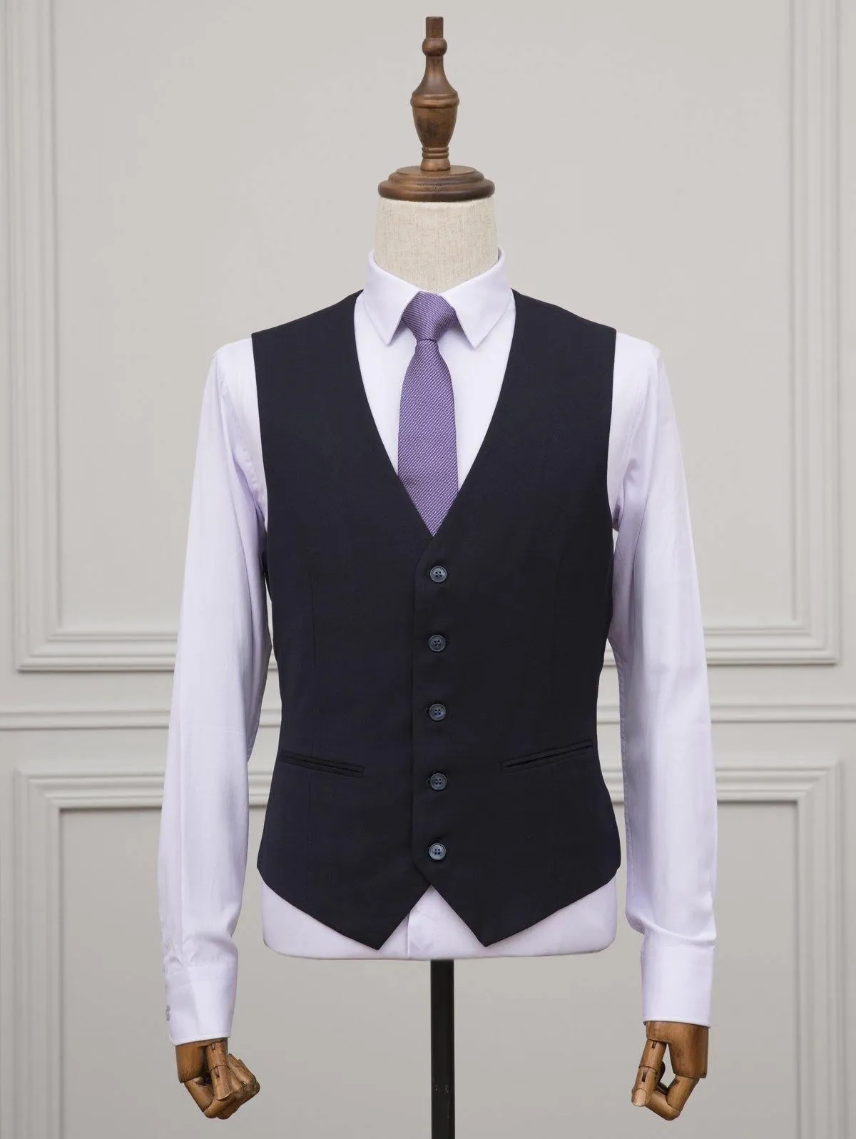 3 PIECE SUIT NAVY BLUE