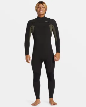 3/2mm Everyday Sessions Chest Zip Wetsuit - Thyme