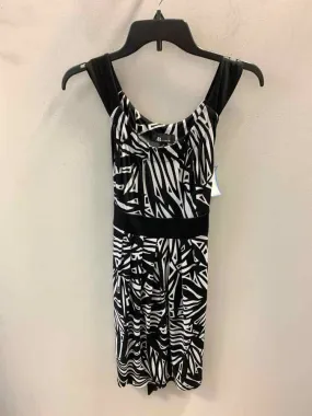 AB STUDIO Dresses and Skirts Size M BLK/WHT SLEEVELESS Dress