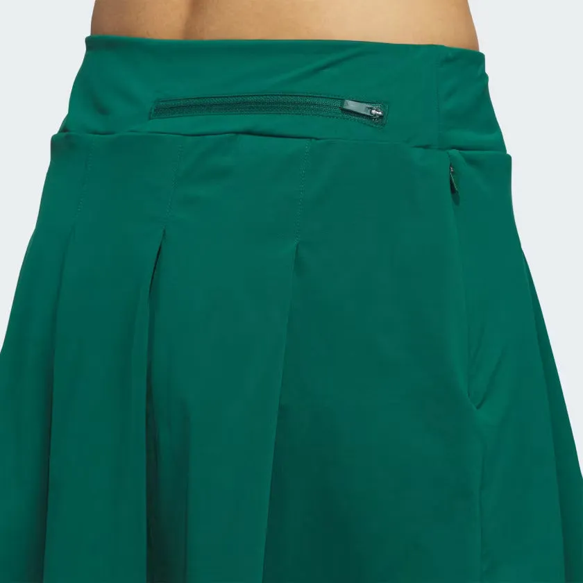 Adidas Women's Ultimate365 Tour Pleated Skort - Collegiate Green