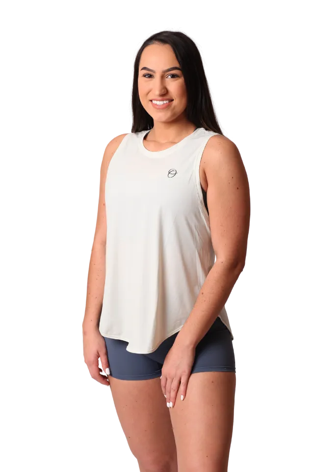 Airlift Tie-Back Ivory Tank