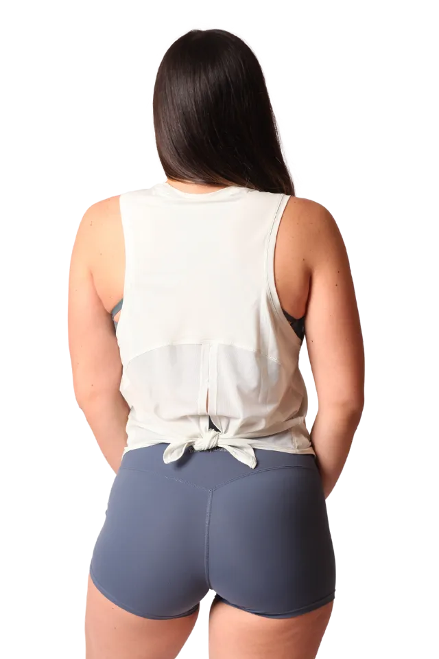 Airlift Tie-Back Ivory Tank