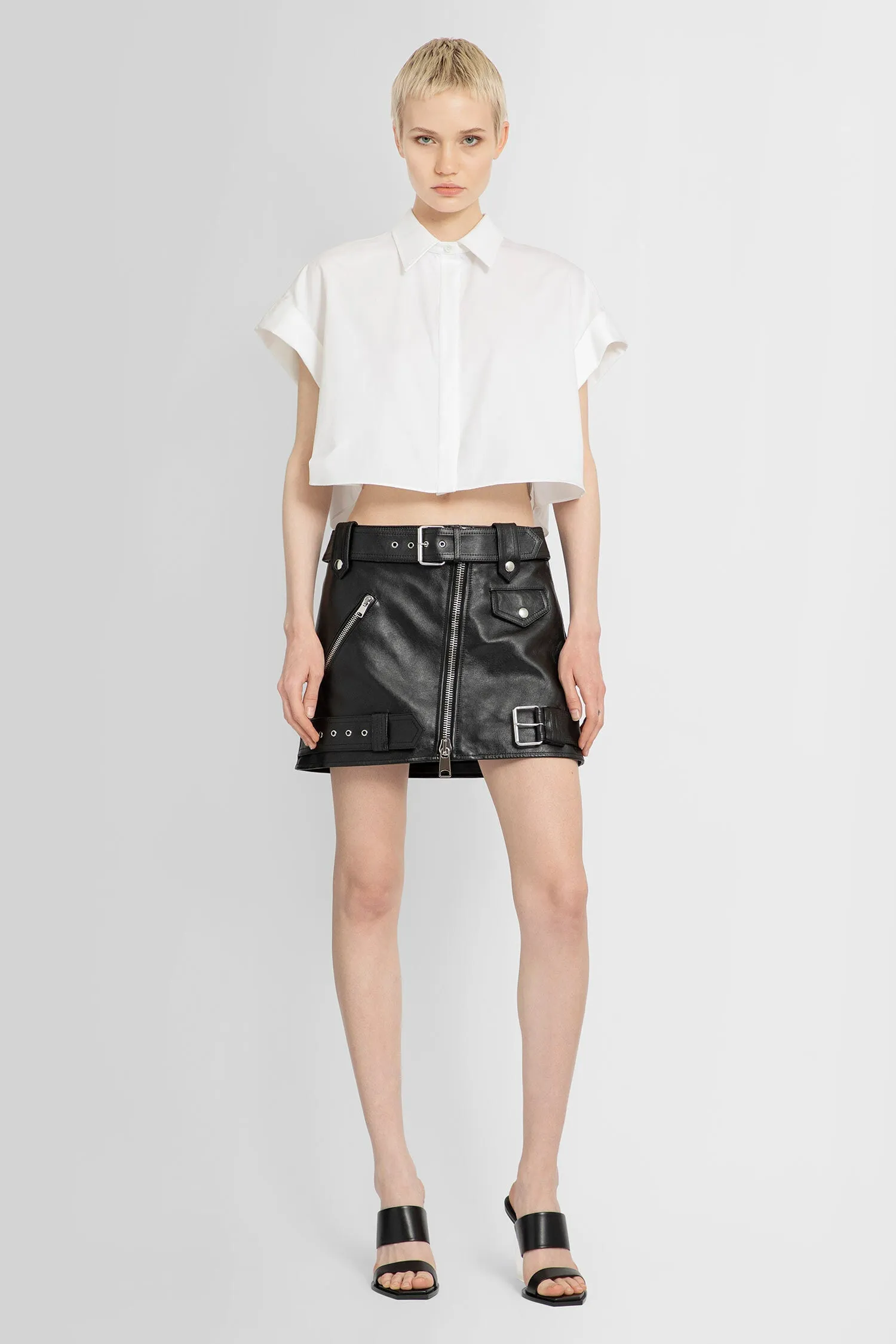 ALEXANDER MCQUEEN WOMAN BLACK SKIRTS