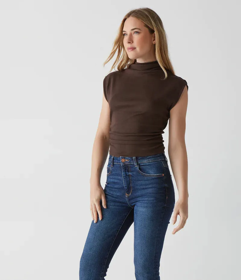 Amara Mock Neck Top