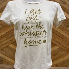 American Apparrel - Tshirt : white/Gold-women-XL