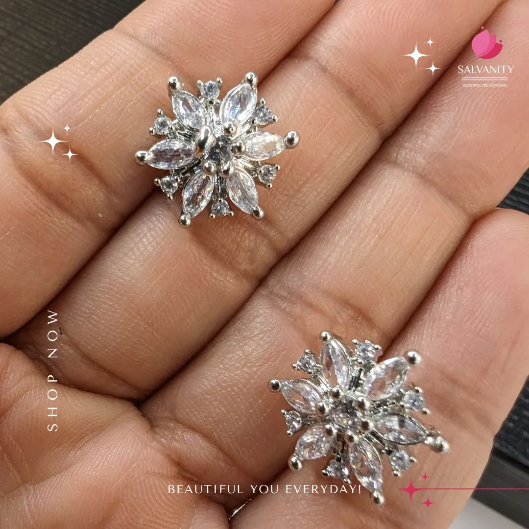 American Diamond  Silver Studs