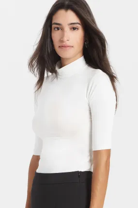 Ana Mock Neck Top