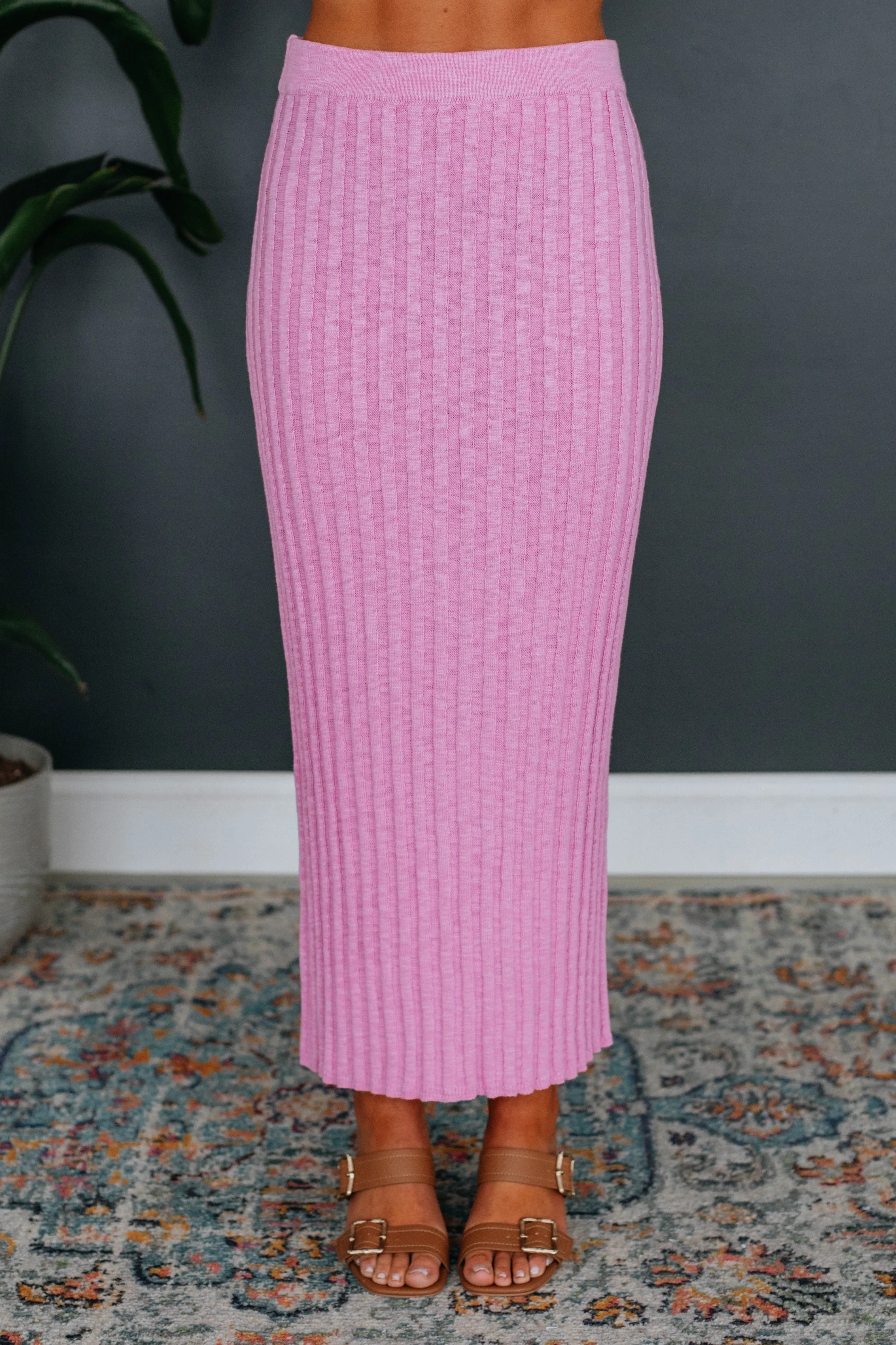 Andri Knit Skirt - Orchid