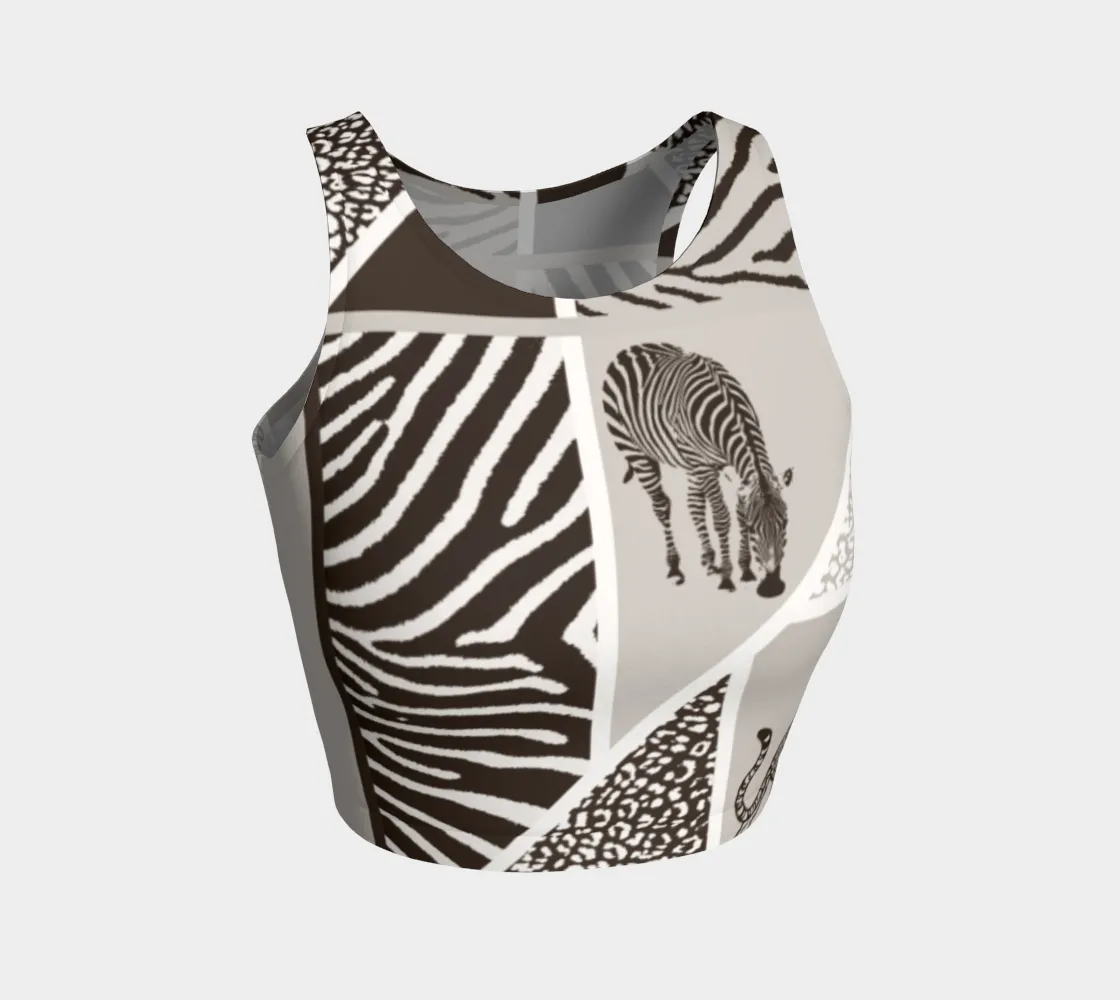 Animal Print Crop Top