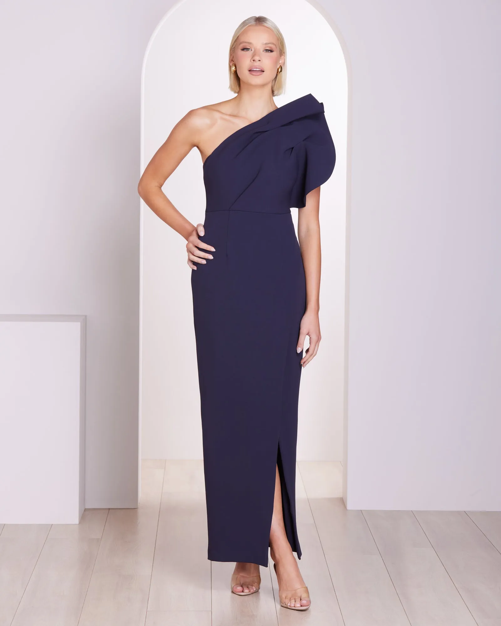 Arielle One Shoulder Gown