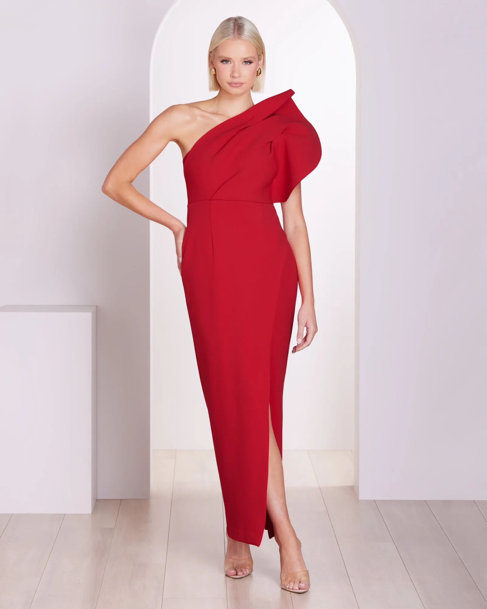 Arielle One Shoulder Gown