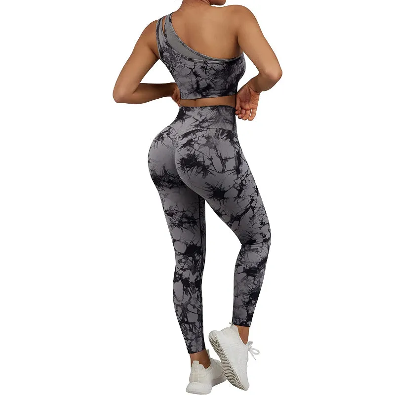 Aya Tie Dye Seamless Workout Set