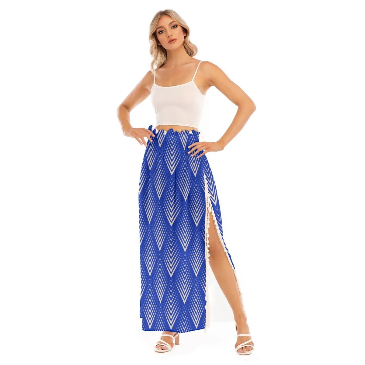 Azul Pyramidal - Women's Side Split Skirt