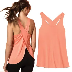 B-ACTIVE VERSATILE OPEN BACK TANK TOP