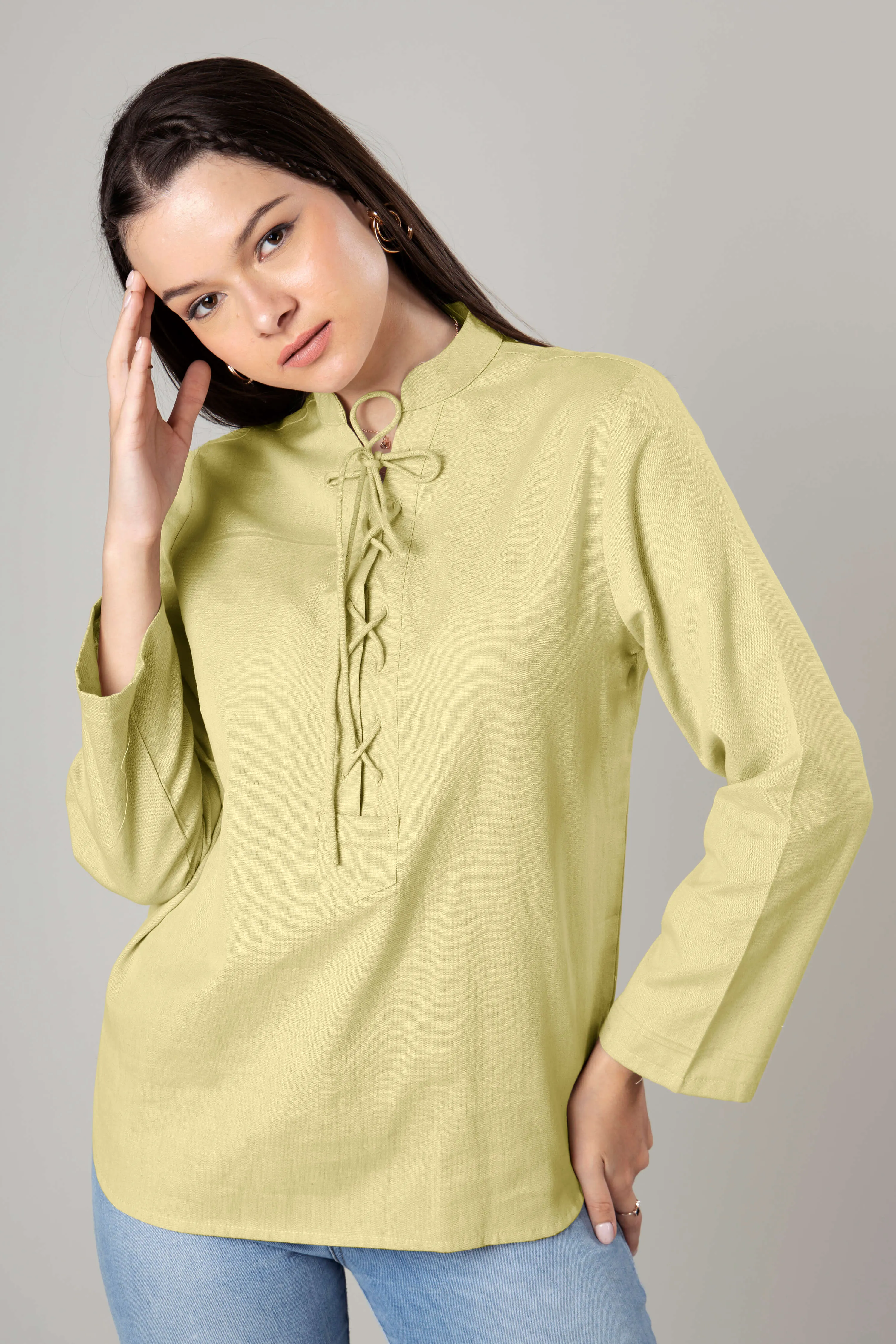 Beautiful Retro Cotton Top For Women