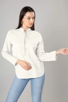 Beautiful Retro Cotton Top For Women