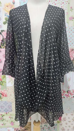 Black Polka Dot Top LR0640