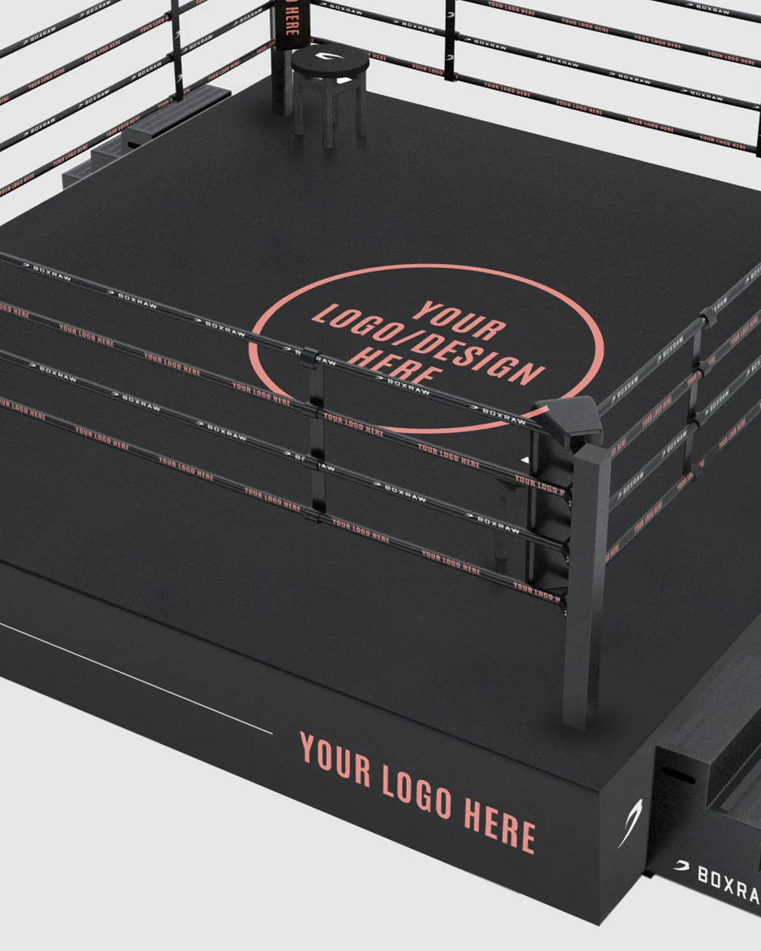 BOXRAW 36" Competition Boxing Ring - Custom Design