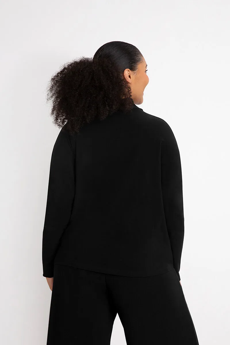 Boxy Pocket Top | Black