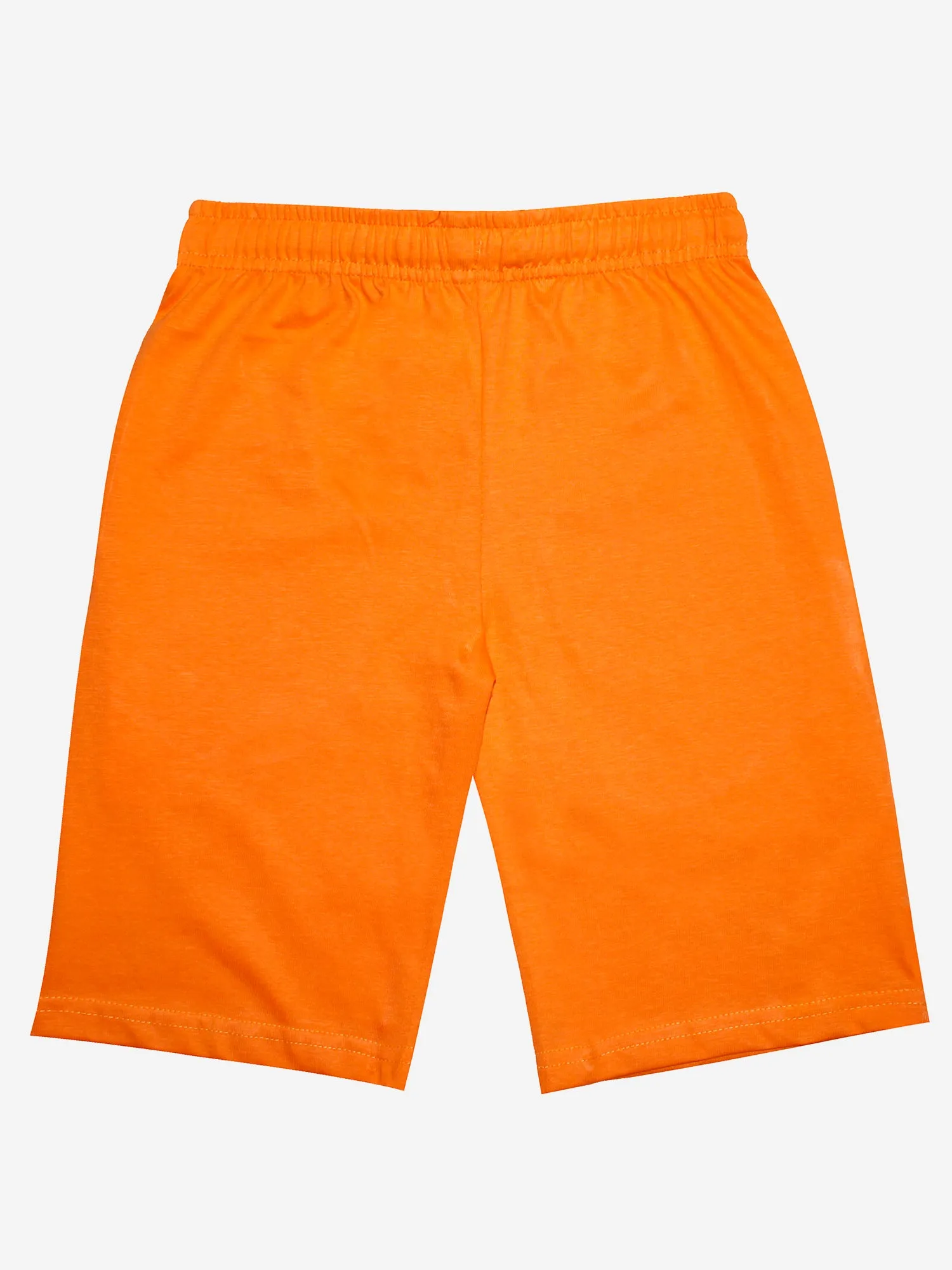 Boys Cotton Jersey Shorts with Print-Pack of 2