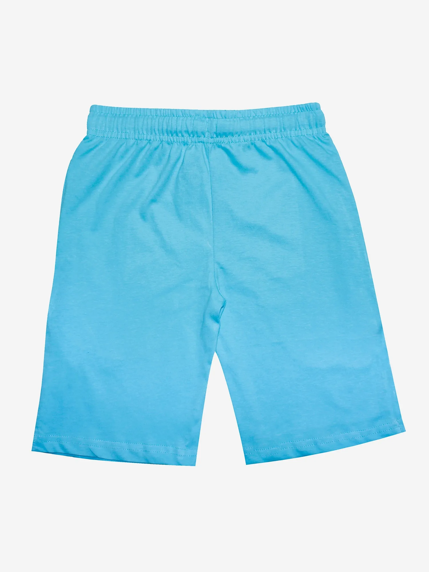 Boys Cotton Jersey Shorts with Print-Pack of 2