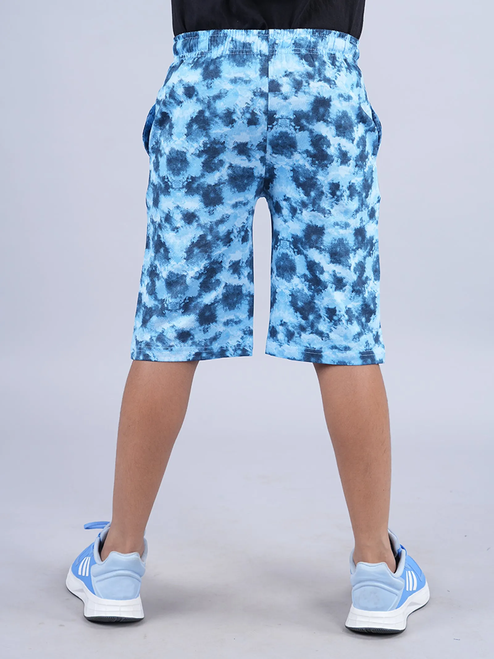 Boys Tie & Dye Print Shorts