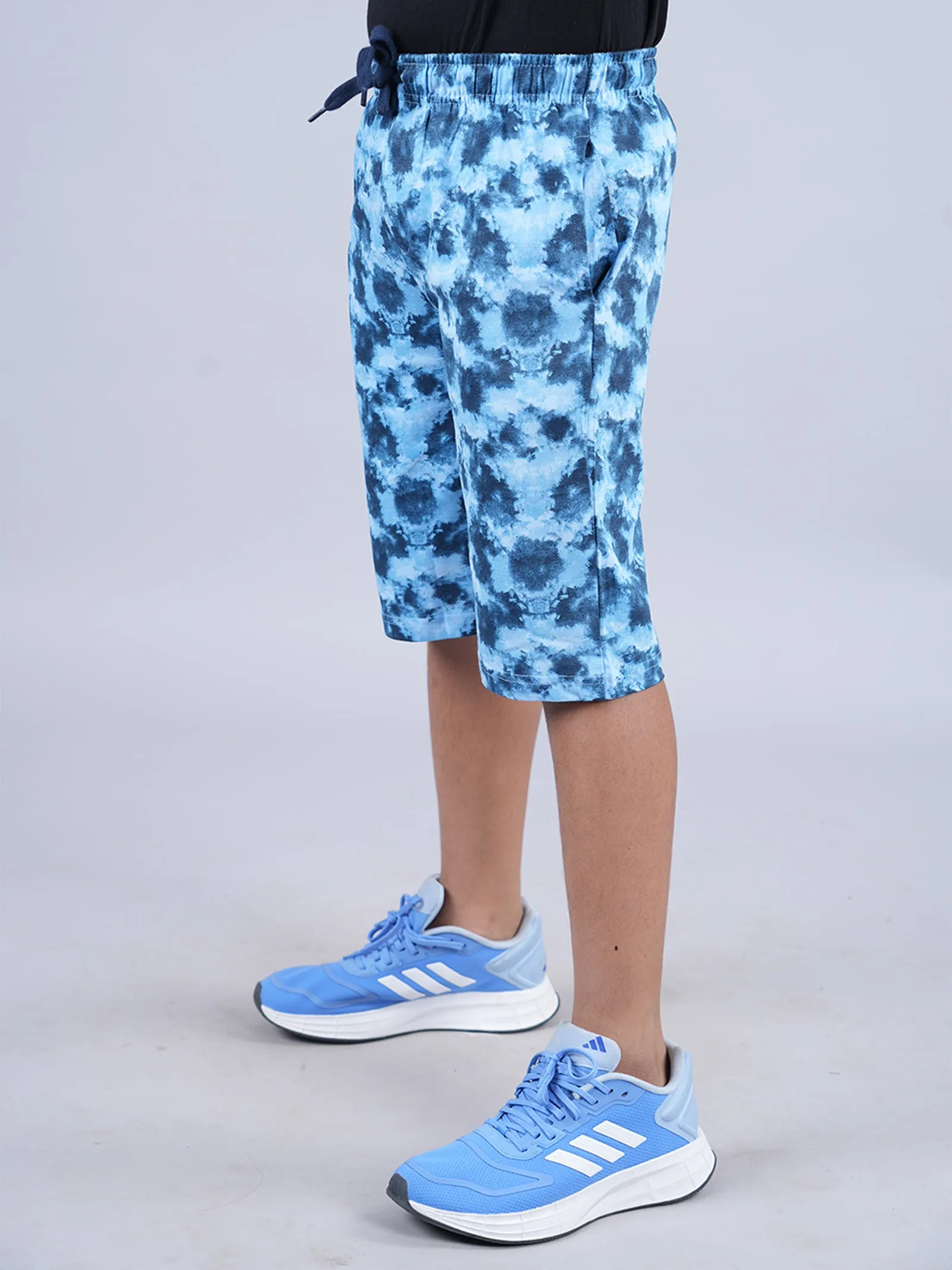 Boys Tie & Dye Print Shorts