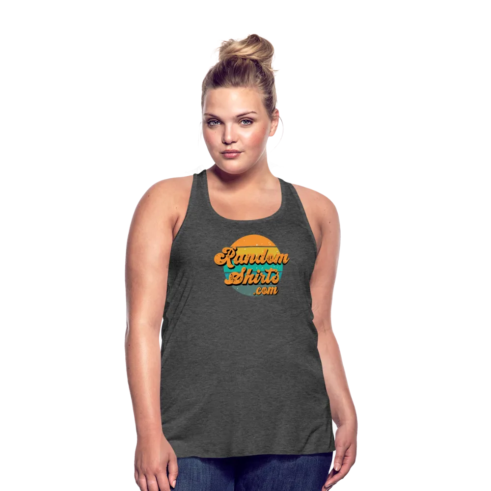 Breezy Elegance: Women's RandomShirts.com Logo Flowy Tank Top