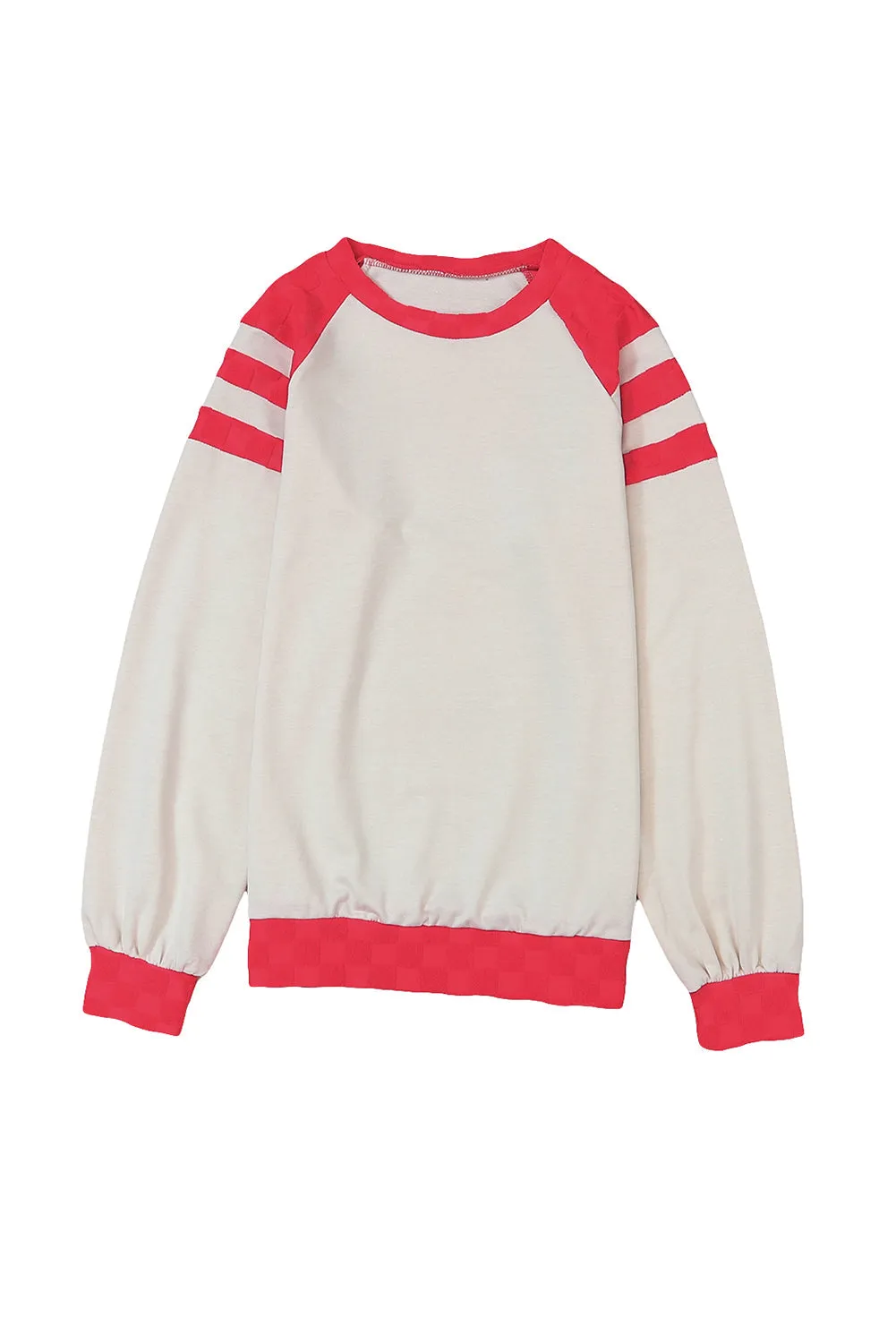 Color Block Raglan Long Sleeve Top