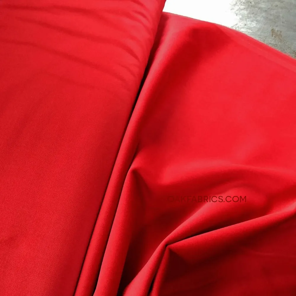 Cotton Velveteen / Classic Red