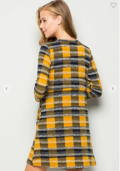 Cozy Plaid Dress