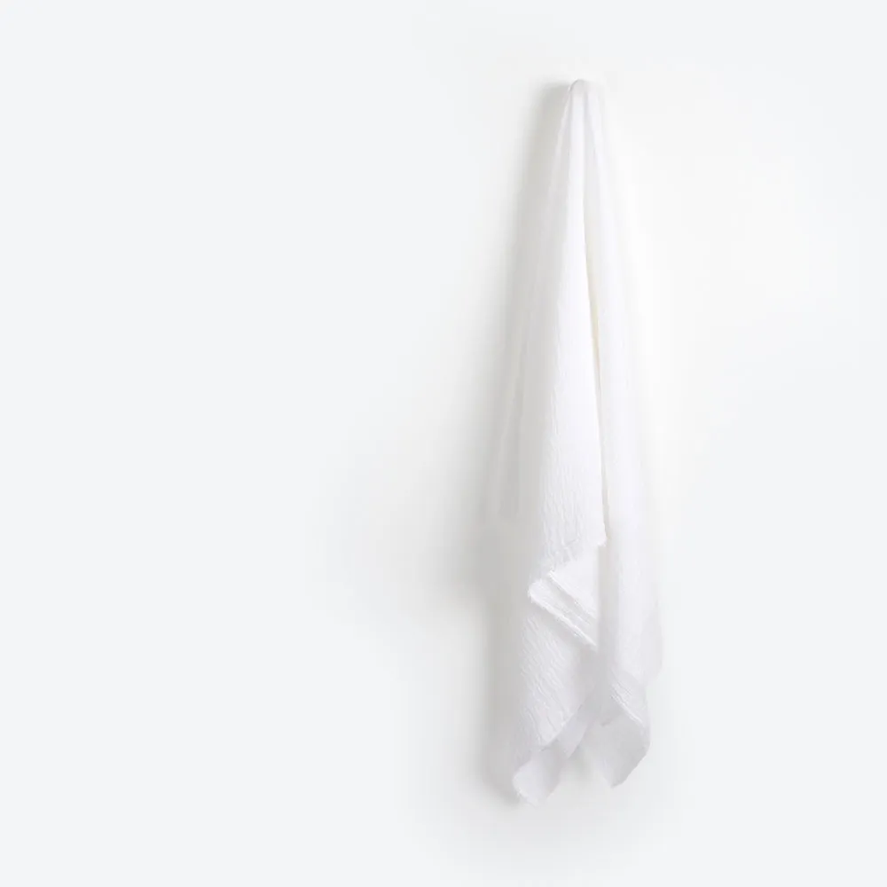 Crinkle Gauze - White (remnant)