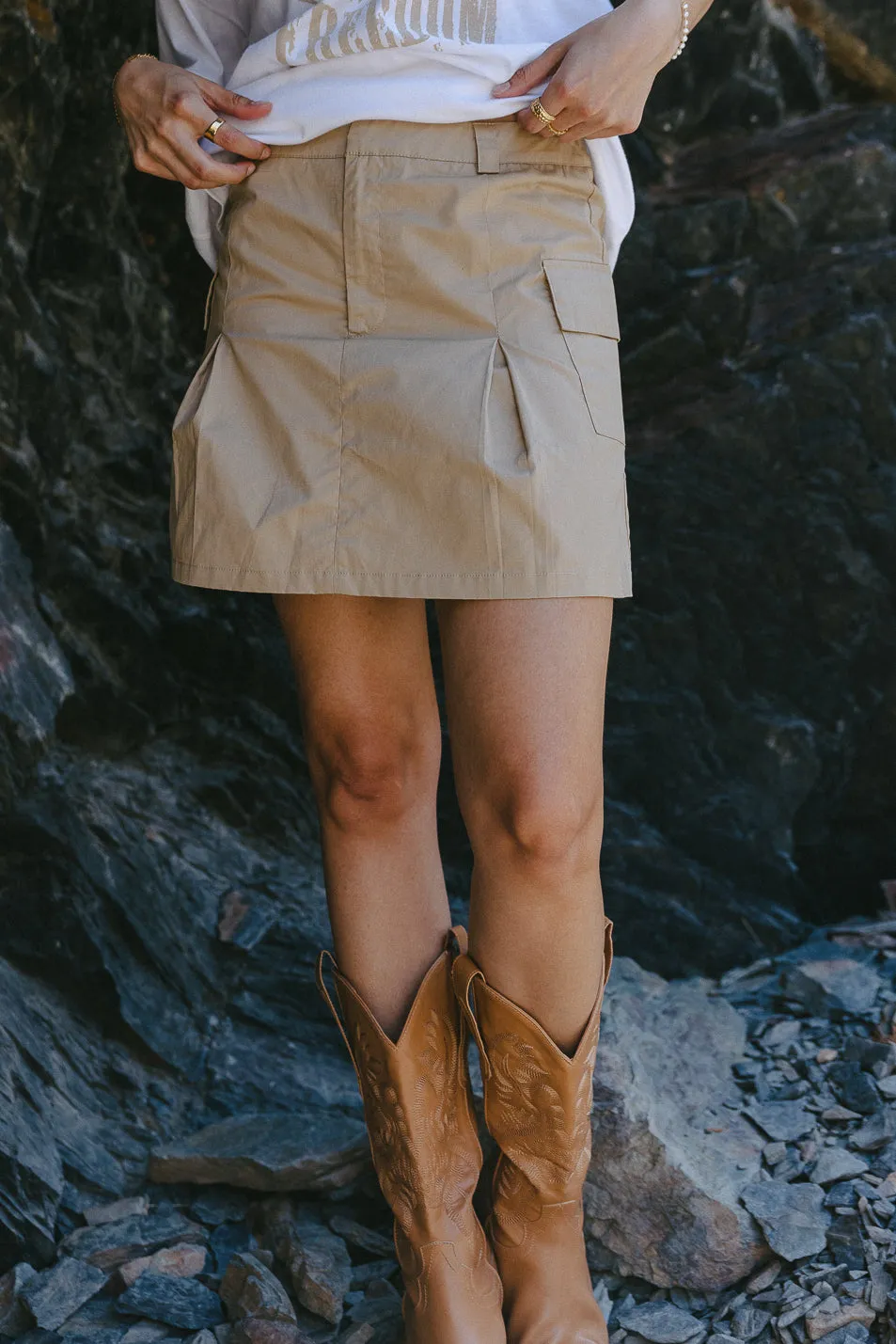 Dakota Cargo Skirt - FINAL SALE