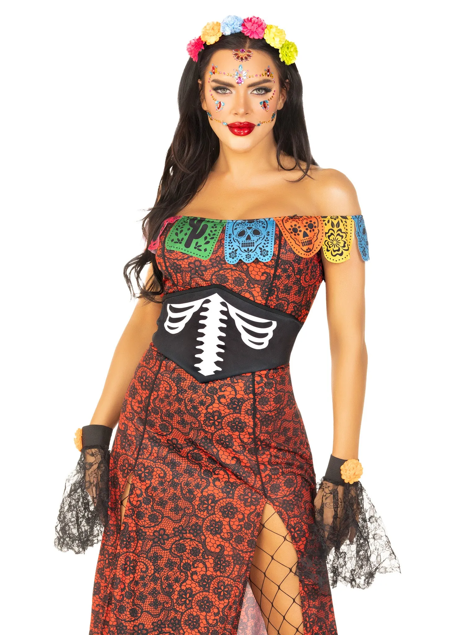 Deluxe Day of the Dead Beauty Costume