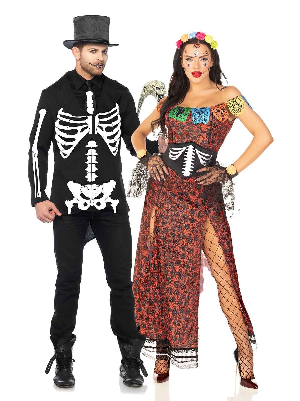 Deluxe Day of the Dead Beauty Costume