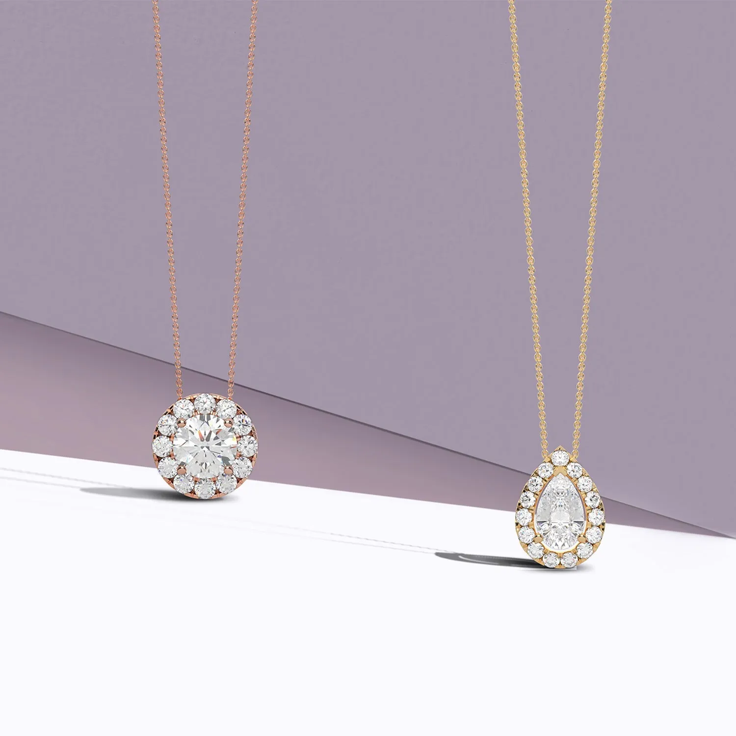 Dewdrop Halo Necklace