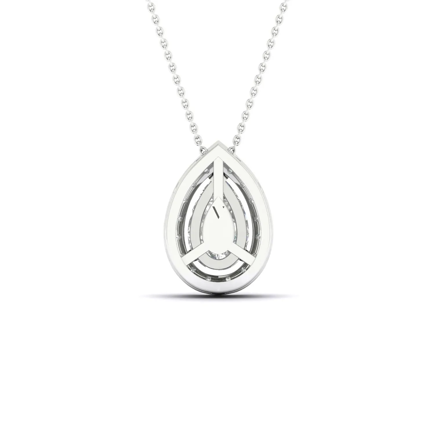 Dewdrop Halo Necklace