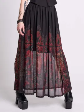 Dragon's House Maxi Skirt