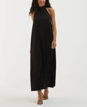 Draped Halter Dress