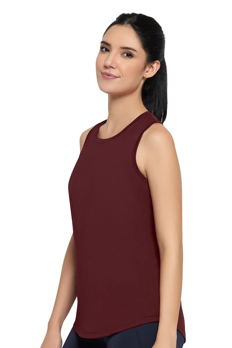 Energize Racerback Tank Top - Pomegranate