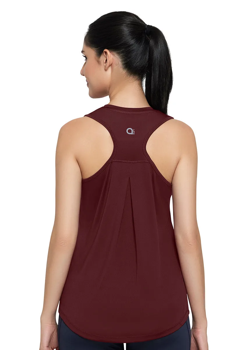 Energize Racerback Tank Top - Pomegranate