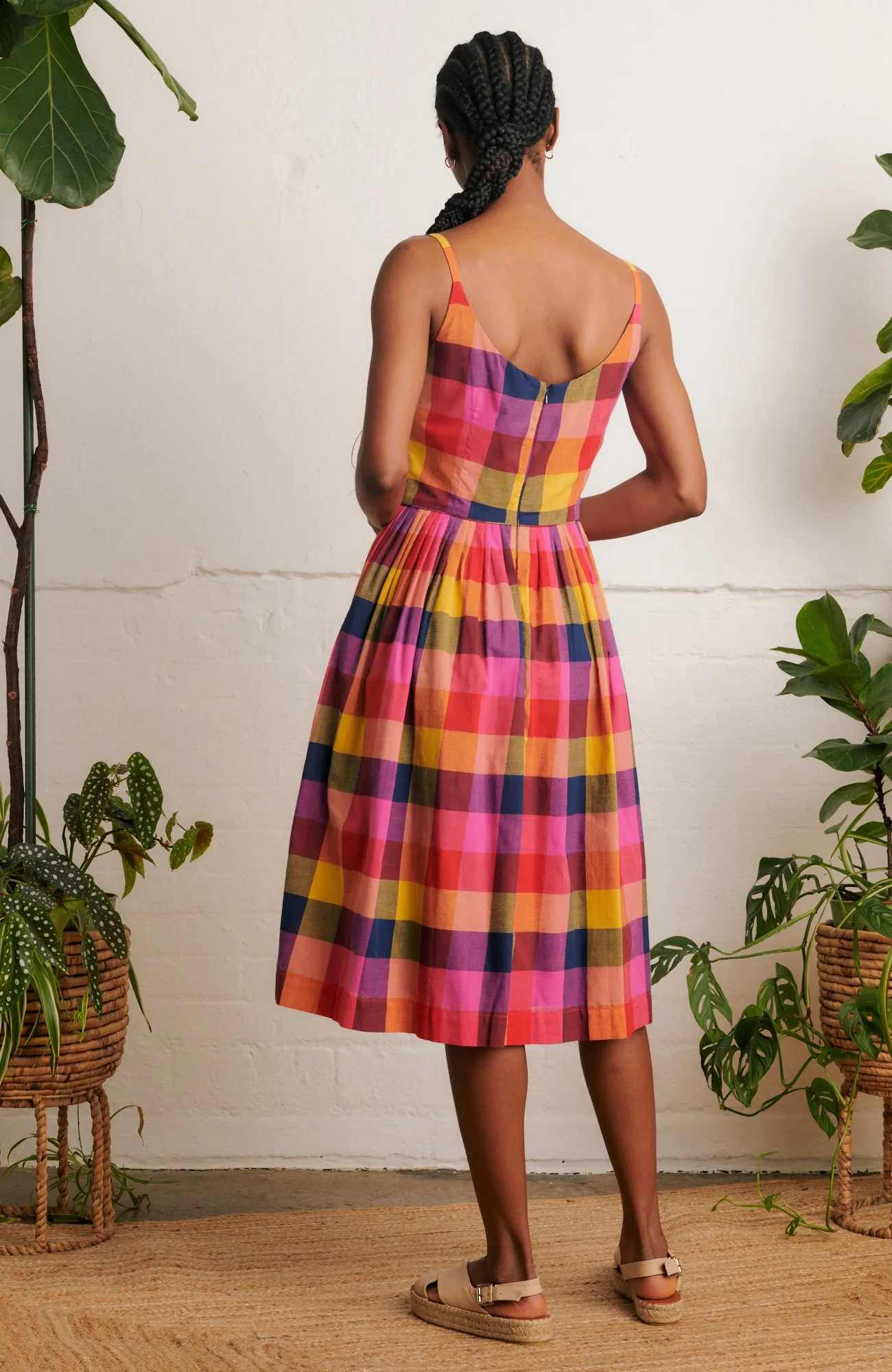 Enid Jaipur Plaid Dress