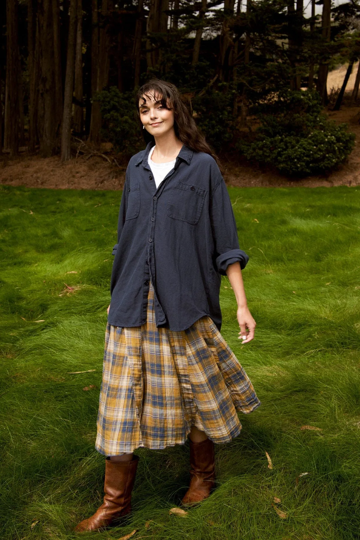 Fanny - Double Cotton Gauze Plaid