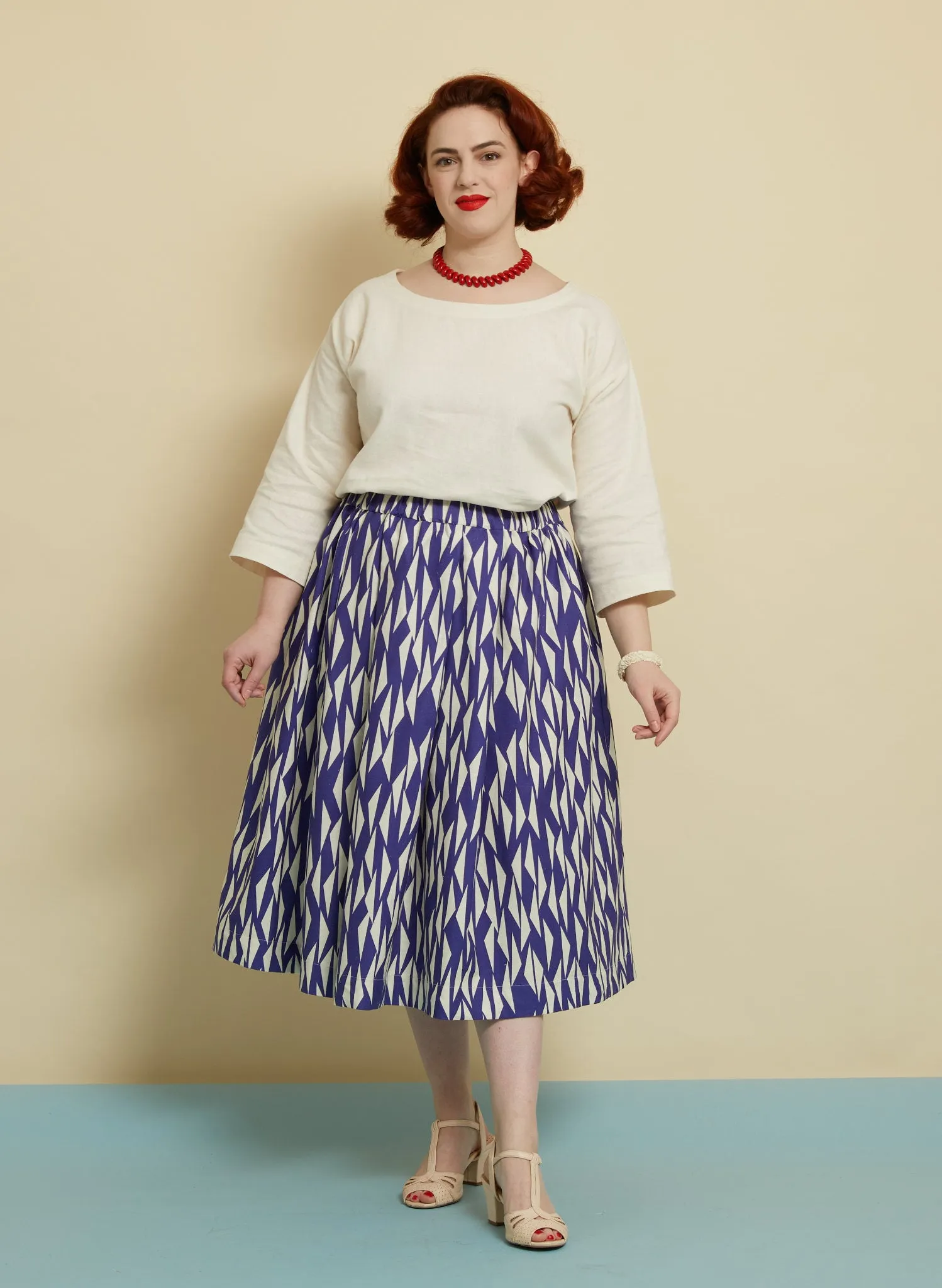 Florence Skirt - Blue Sails