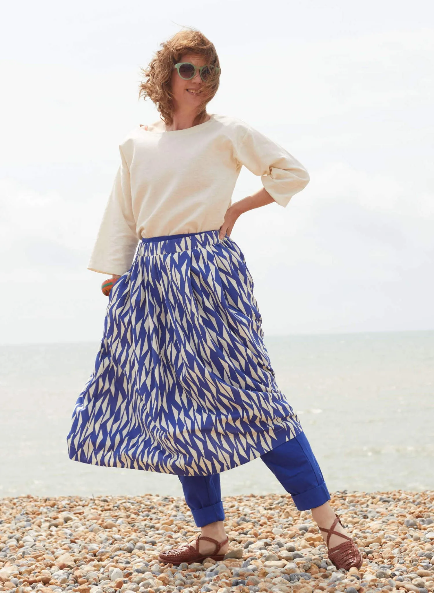 Florence Skirt - Blue Sails