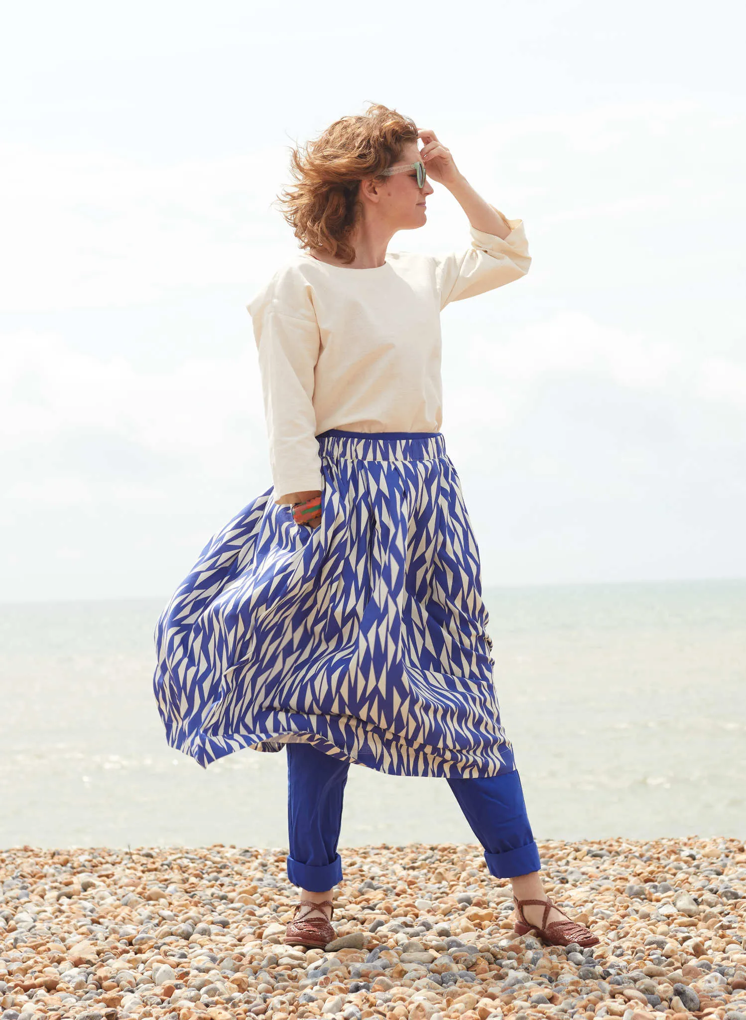 Florence Skirt - Blue Sails