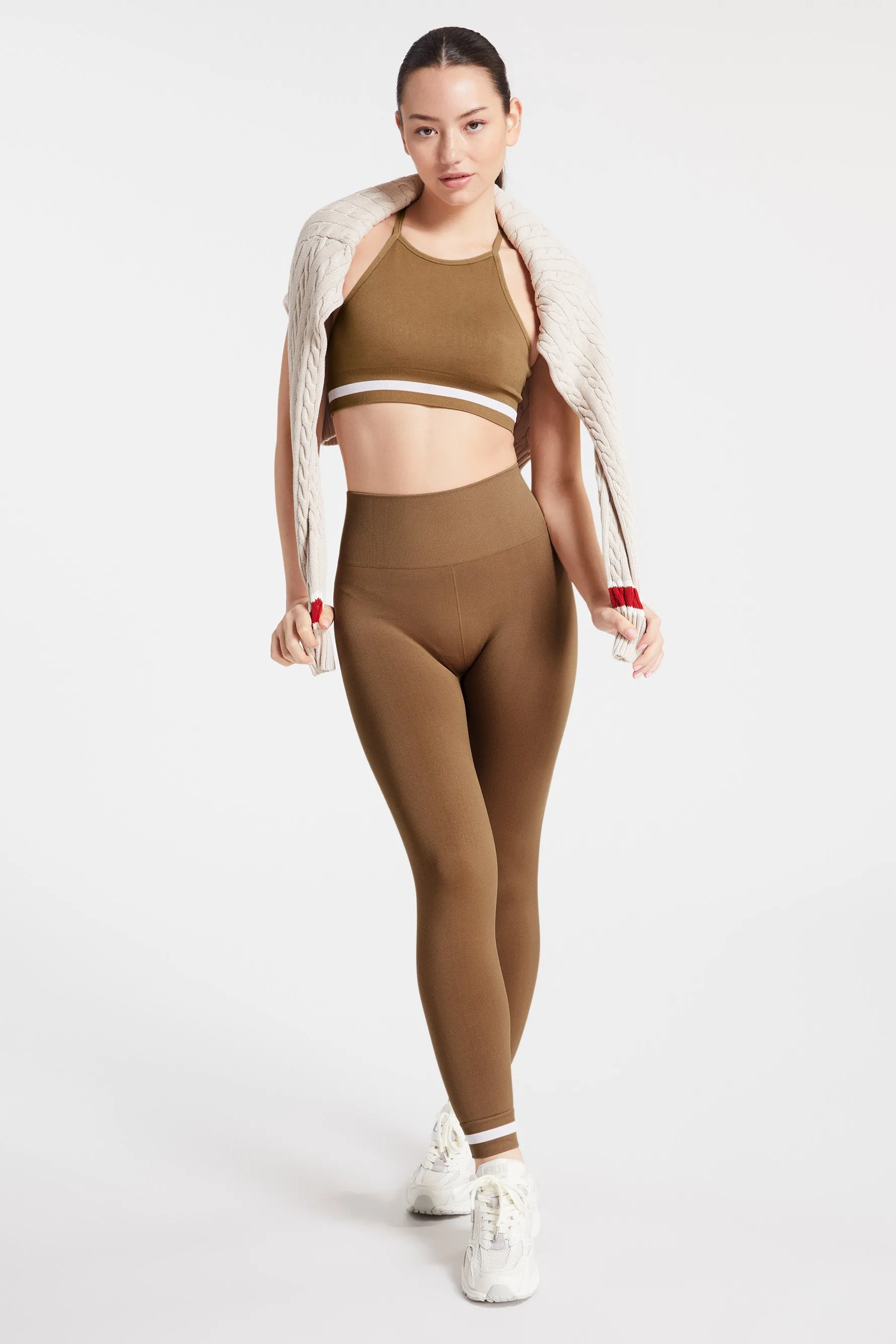 Form Seamless Angie Crop - Mocha