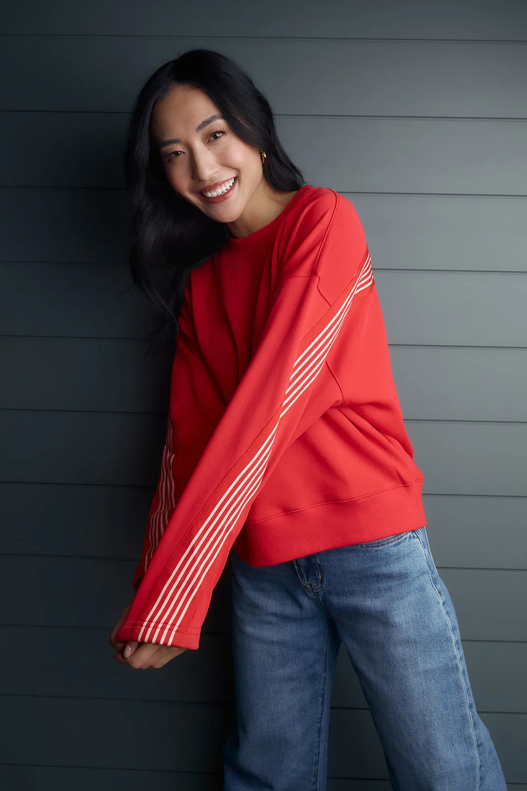 Freya Red Sweatshirt