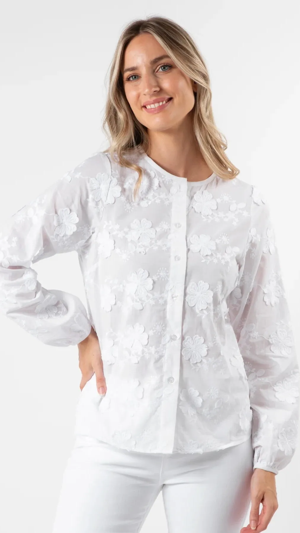 Frida Blouse White